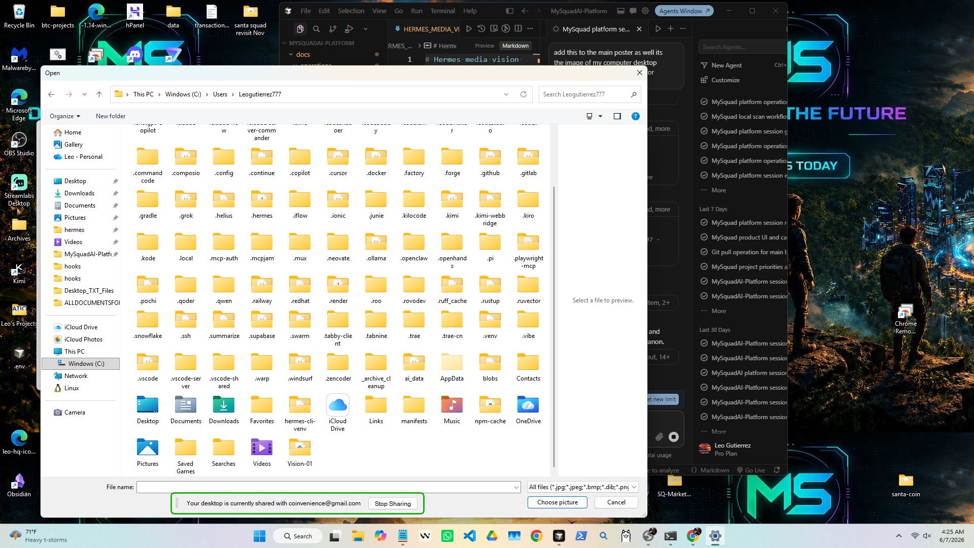Builder desktop
