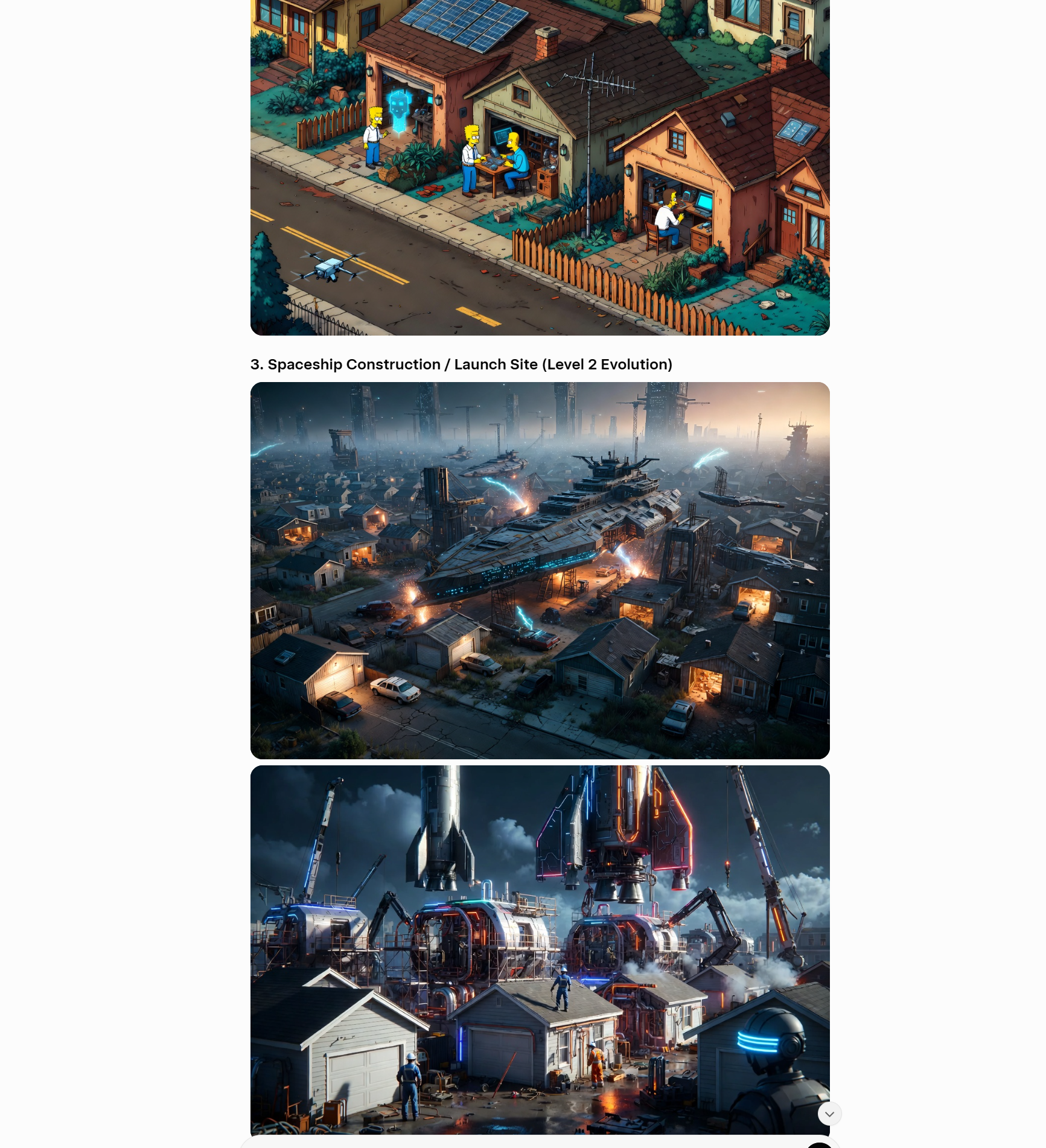 Aerial view of a dense neighborhood